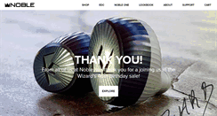 Desktop Screenshot of nobleaudio.com