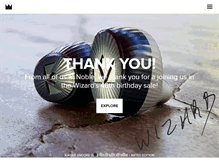 Tablet Screenshot of nobleaudio.com